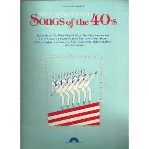   Best Loved Songs of the 40s Piano/Vocal/Chords David C. Olsen Books