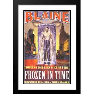 David Blaine: Frozen in Time 32x45 Framed and Double Matted Movie 