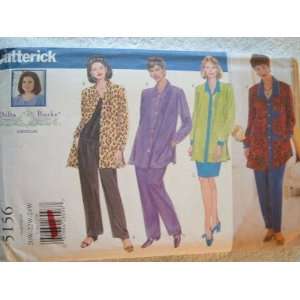   DELTA BURKE DESIGN BUTTERICK SEWING PATTERN #5156 RATED EASY: Arts