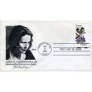  Edna St. Vincent Millay 1982 Stamps Envelope Everything 