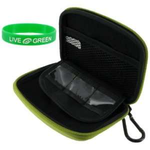  EVA Hard Shell Cube (Lime Green) Carrying Case for TomTom 