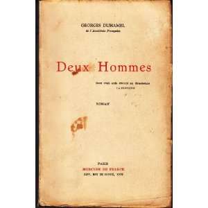  Deux Hommes Georges Duhamel Books