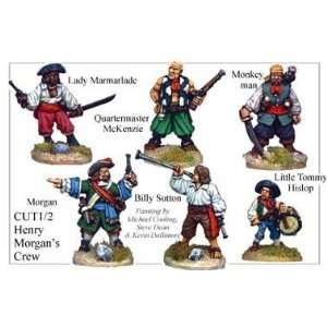  Pirate Miniatures Henry Morgans Crew (6) Toys & Games