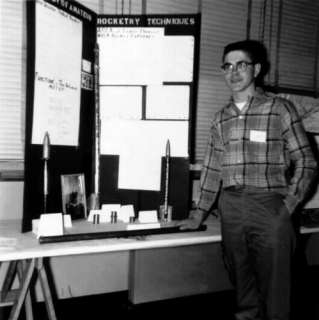 Homer (Sonny) Hickam, Jr. at the National Science Fair.