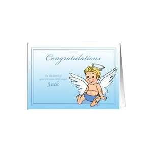  Jack   Congrats on the Birth of a Little Angel Card 
