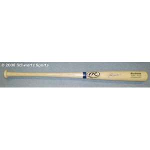  Kerry Wood Signed Name Engraved Blonde Big Stick Bat 