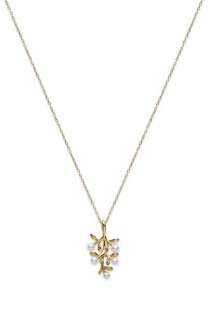 Mikimoto Olive Akoya Cultured Pearl Pendant Necklace  