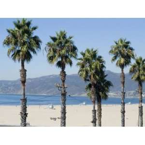 Santa Monica Beach, Santa Monica, California, USA Premium Photographic 
