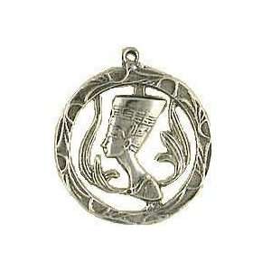  Nefertiti Egypt Pewter Pendant: Jewelry