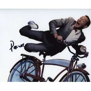 Pee Wee Herman Paul Reubens Big Adventure On His Bike Autographed 