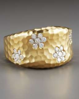 Hammered Gold Ring  