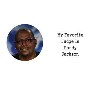  Set of 2 My Favorite Judge Is Randy Jackson 1.25 Badge 