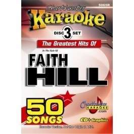 Faith Hill Hits 50 songs KARAOKE CB5065 Chartbuster CDG  