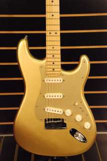 Fender FSR American Deluxe Stratocaster® Aztec Gold Electric Guitar 