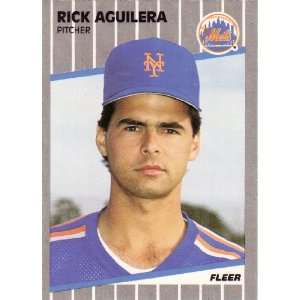  1989 Fleer #27 Rick Aguilera