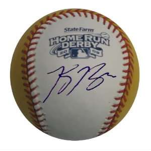  Autographed Ryan Braun 2009 Gold Home Run Derby baseball 