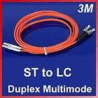 duplex multimode lc st lc to st fiber optic optical
