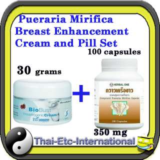   Pueraria Mirifica Breast Bust enhancing enlarging firming cream pills