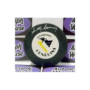 Scotty Bowman autographed Pittsburgh Penguins Hockey Puck  