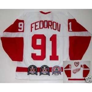 SERGEI FEDOROV Detroit Red Wings STANLEY CUP JERSEY CCM   Small