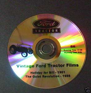 New FORD 8N Tractor DVD A Holiday for Bill (2N, 9N)  