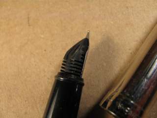 Sheaffer White Dot Fountain Pen Piston Ink PBG branded  