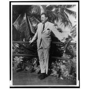 Tennessee Williams, Playwright, Ocho Rios, Jamaica,1962