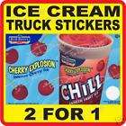 ice cream truck sticker 030 cherry chill fruit smoothie returns