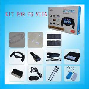   Accessory Pack Kit For Sony Playstation Console Game PSVITA PS VITA