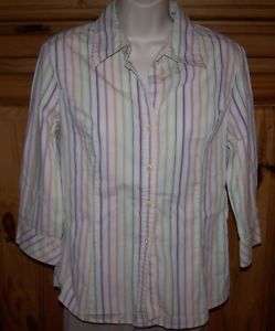 Ladies GEORGE Brand Stretch Top Shirt Size Large 12/14  