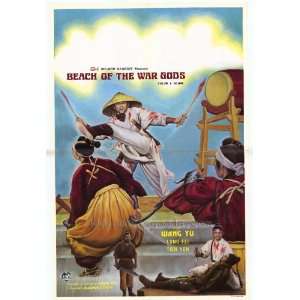  Beach of the War Gods (1973) 27 x 40 Movie Poster Foreign 