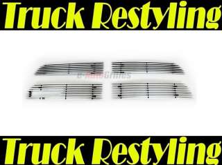 11 12 Dodge Durango 4PC 4mm Upper Overlay Chrome Billet Grille Insert 