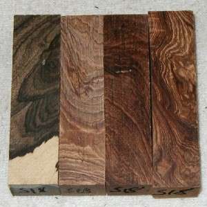   Ziricote Pen Blank Shorts Reel Seats Turning Wood Lumber 4x1  