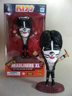 KISS PETER CRISS DOLL HEADLINERS XL FIGURE Boxed  