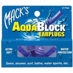  MackS Aquablock Earplugs