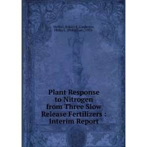  Plant Response to Nitrogen from Three Slow Release Fertilizers 