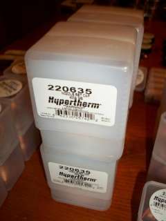 Machine Shop Liquidation HYPERTHERM Plasma Cutter Parts 4ea 220635 