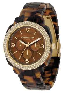 NEW Michael Kors Boyfriend Gold &Tortoise Shell Ladies Watch MK5086 