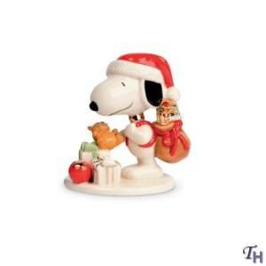  LENOX Peanuts Night Before Christmas Snoopy Figurine