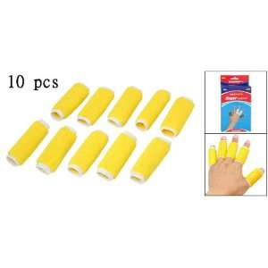   pcs Yellow Elastic Finger Sports Support Protector