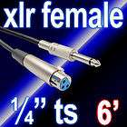 NEW 6FT foot PREMIUM XLR 3Pin Male to Female mic Microp