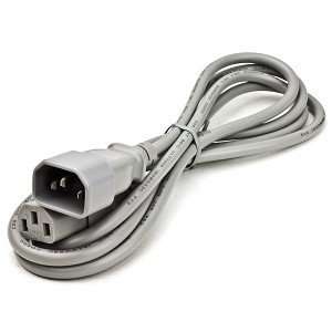  6 Standard Power Cord Extension Cable (Gray) Electronics
