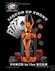 more options poker new t shirt liquor in the front