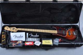 NEW Fender American Standard Jazz Bass   Sunburst   4 String  