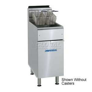  Imperial Gas Fryer 40 Lb.   Liquid Propane With Casters 