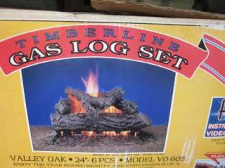 Timberline Gas Log Set Model VO 605 New In box  