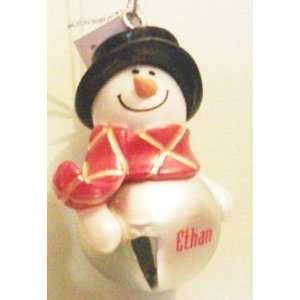  Ganz Jingle Bell Personalized Holiday Snowman Ornament 