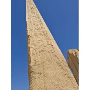  Giant Granite Obelisk, Great Temple at Karnak Near Luxor 