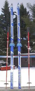 KIDS Cross Country 62 Skis 3 pin 160 cm +Poles NORVIK  