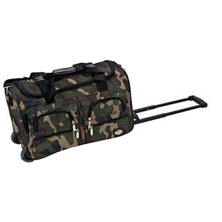 Rockland Luggage 22 Rolling Duffle Bag   Camouflage  